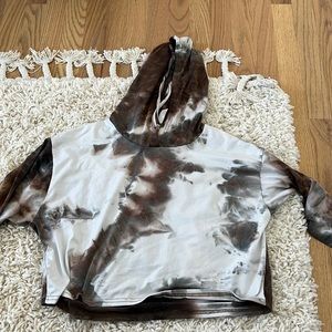 Suzzi tie die cropped sweatshirt XL in kids